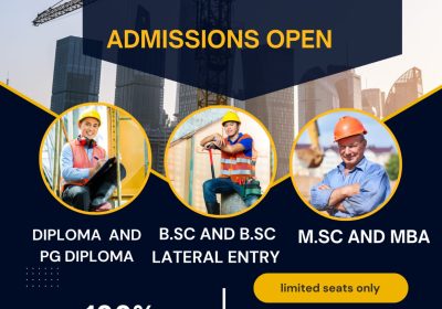 Fire and Industrial Safety College Admissions Poster