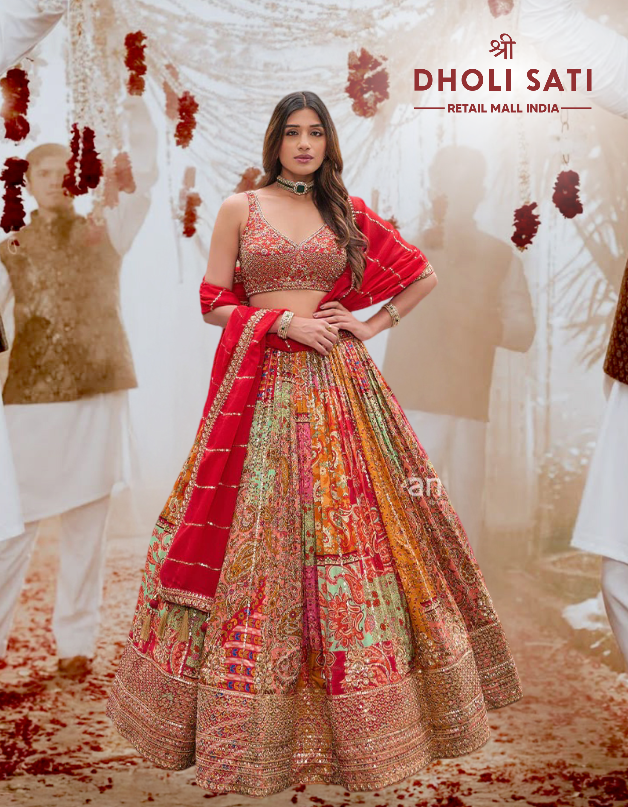 Shop Bridal & Designer Lehengas in Patna – Dholi Sati Retail Mall India