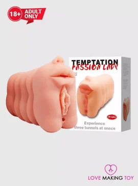 Mouth Pussy Anal Masturbator – 3 in 1 Toy | Lovemaking Toy