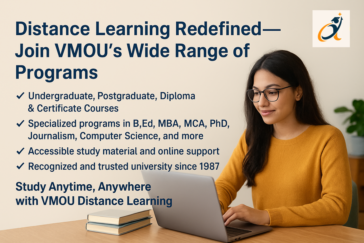 Distance Learning Redefined—Join VMOU’s Wide Range of Programs