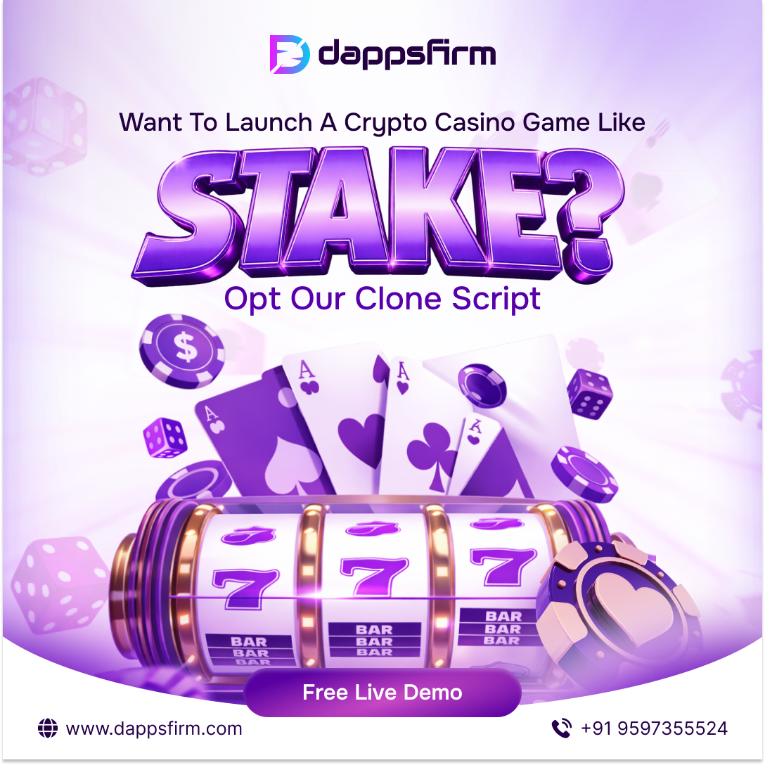 Start Online Betting Business Using Stake Clone Script – Free Demo Available