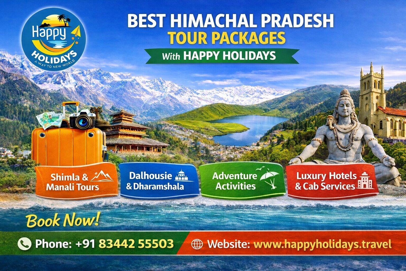 Best Himachal Pradesh Tour Packages – Happy Holidays