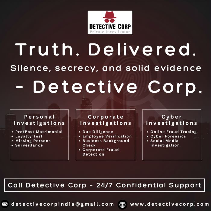 Detective Corp – Professional Private Detective Services in India