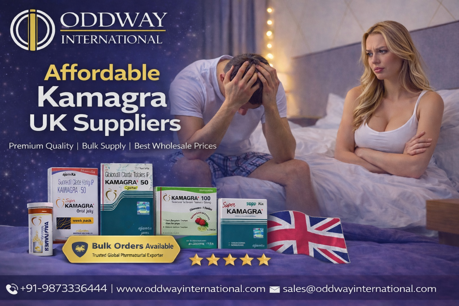 Kamagra UK Suppliers from India | Ajanta Pharma Kamagra UK – Trusted Wholesale Source