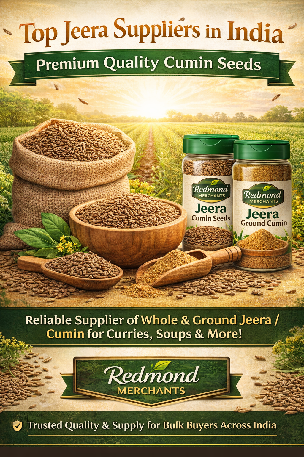 Top Jeera Suppliers in India – Premium Quality Cumin Seeds