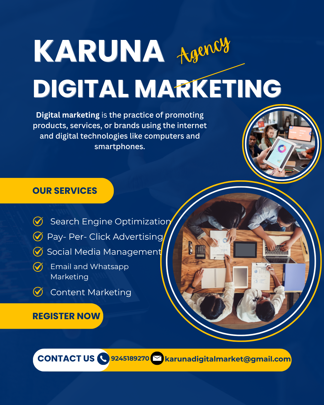 karuna digital marketer| online promotion