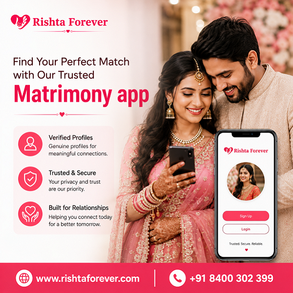 Matrimony App for Trusted Matchmaking-RishtaForever