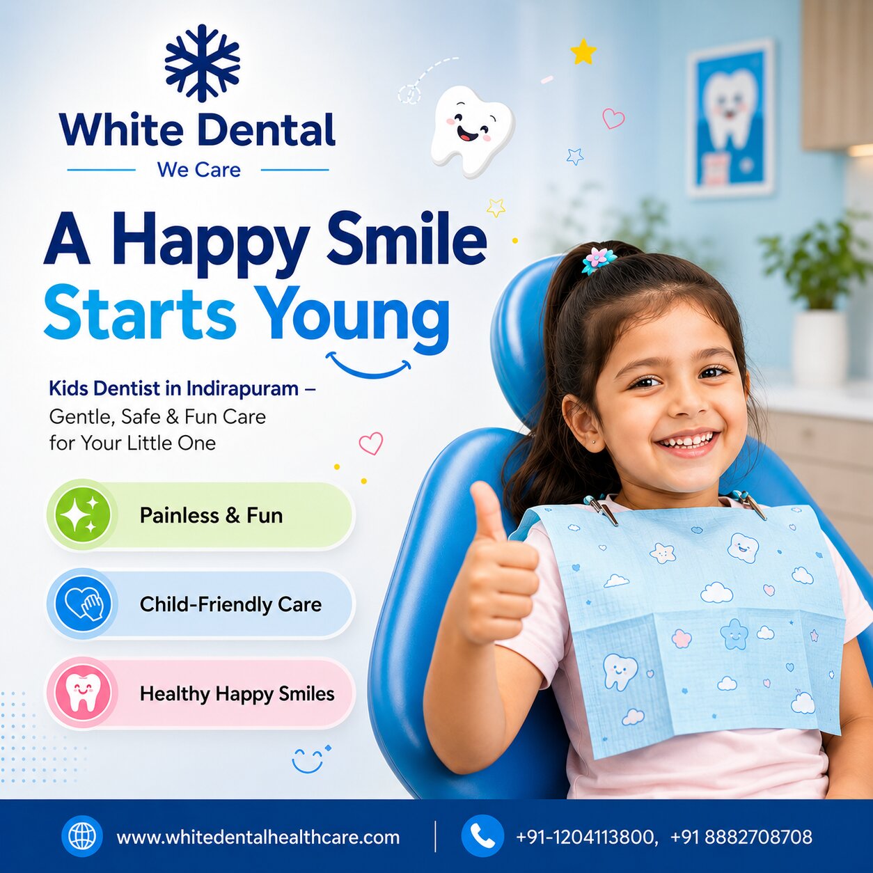 Kids Dentist in Indirapuram for Gentle Dental Care
