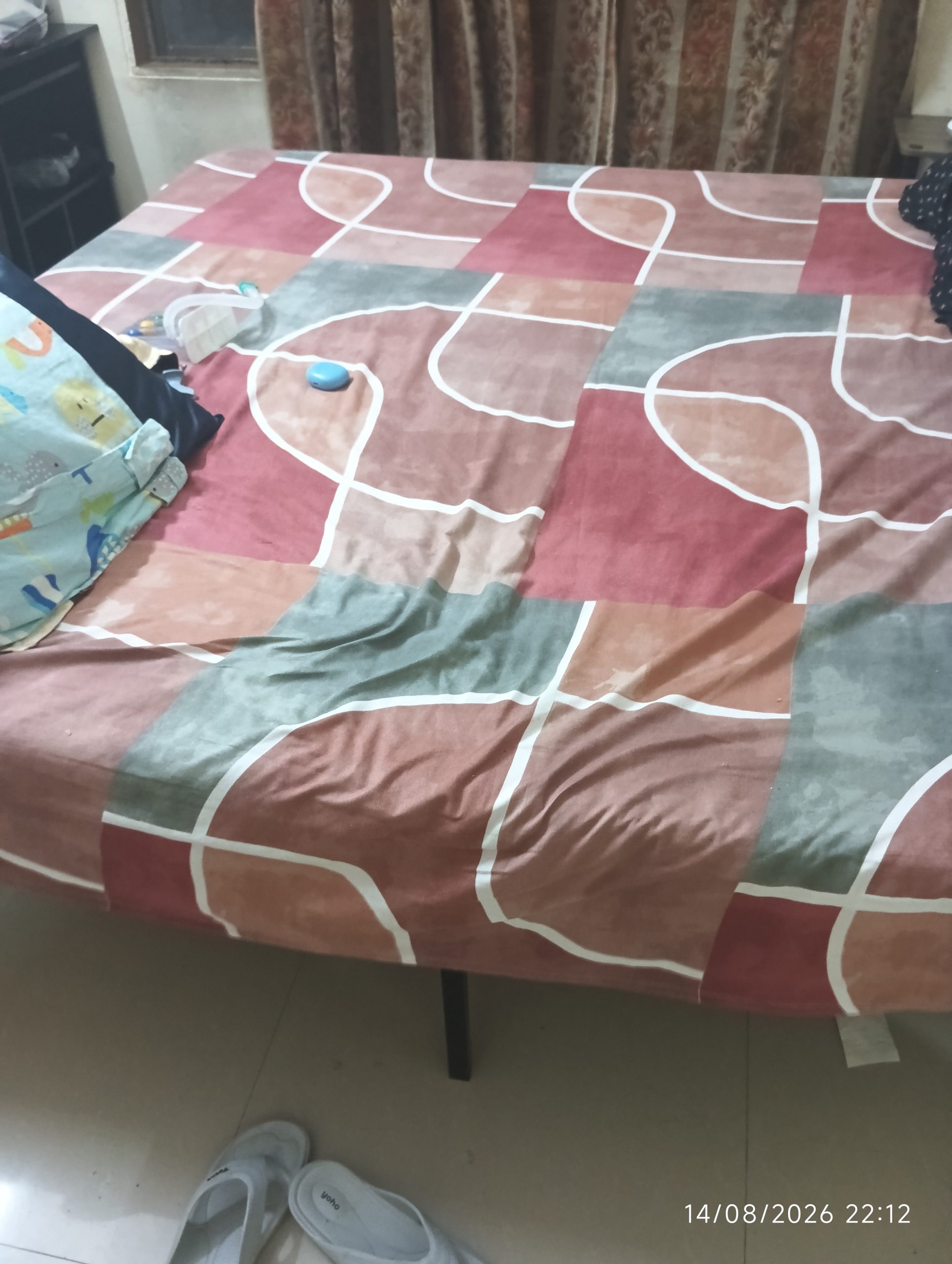 Iron bed without storage with mattress 6.5″/7″