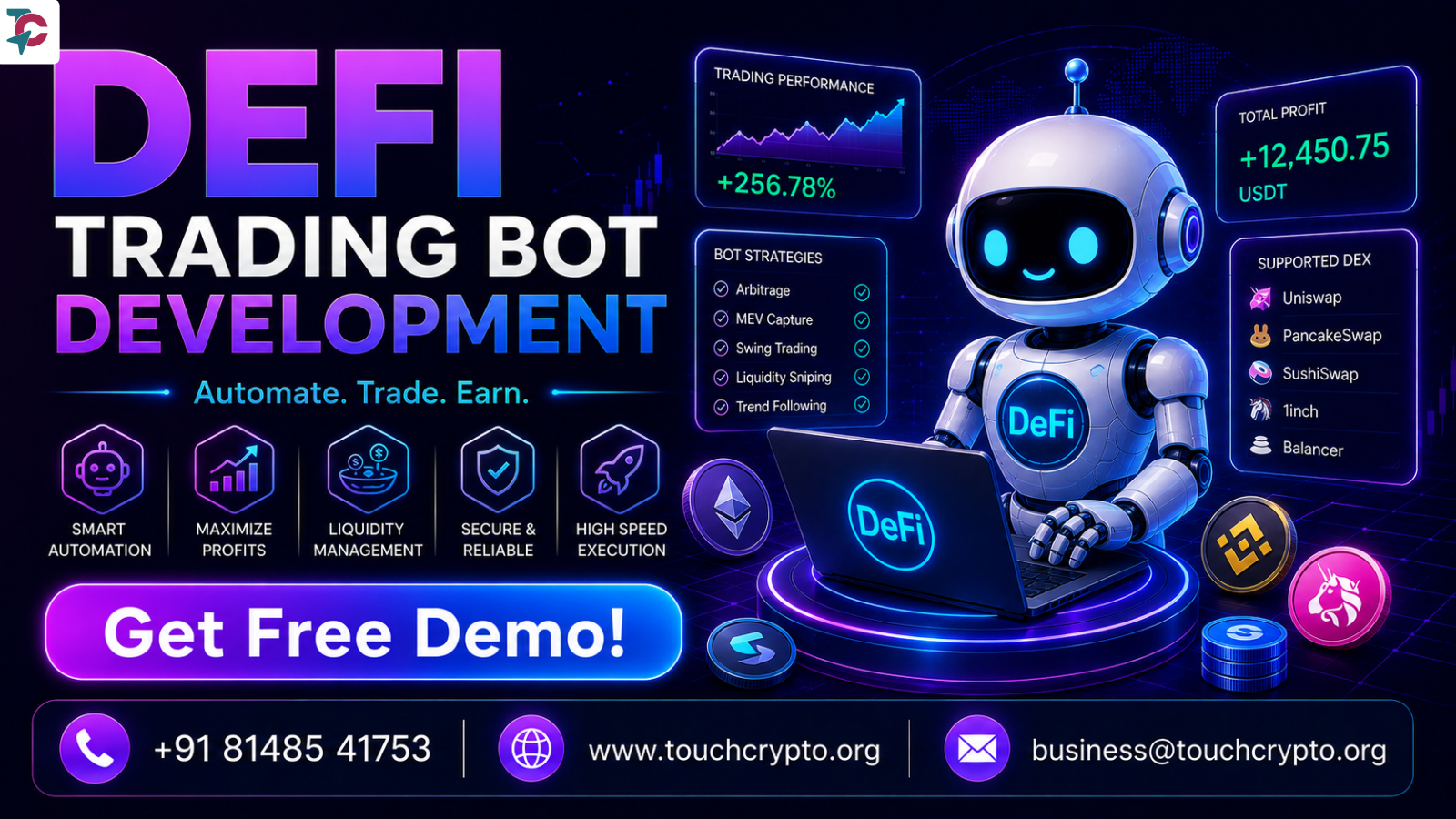 DeFi Trading Bot Development for Better Trading Operations