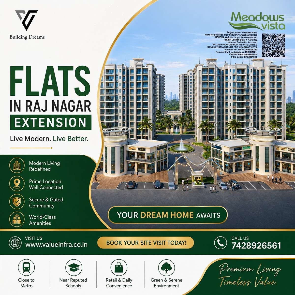 Flat Sale in Raj Nagar Extension for Your New Home