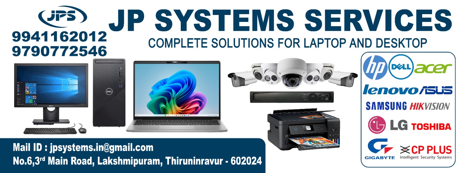COMPUTER AND LAPTOP SERVICE THIRUNINRAVUR