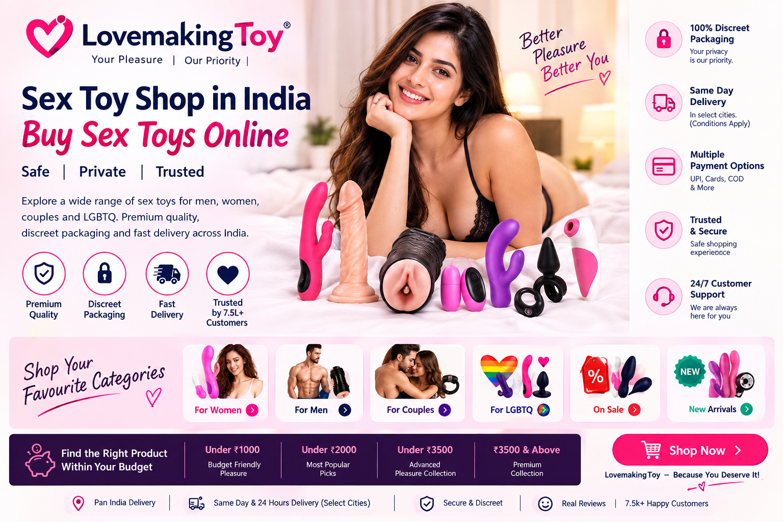 Buy Sex Toys Online from Lovemaking Toy