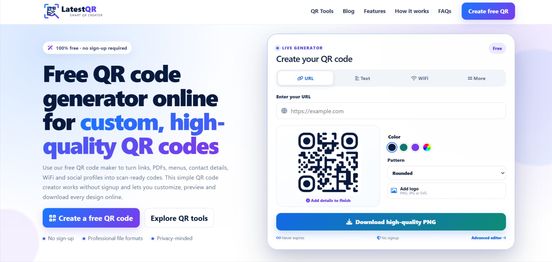 Free QR Code Generator Online – LatestQR
