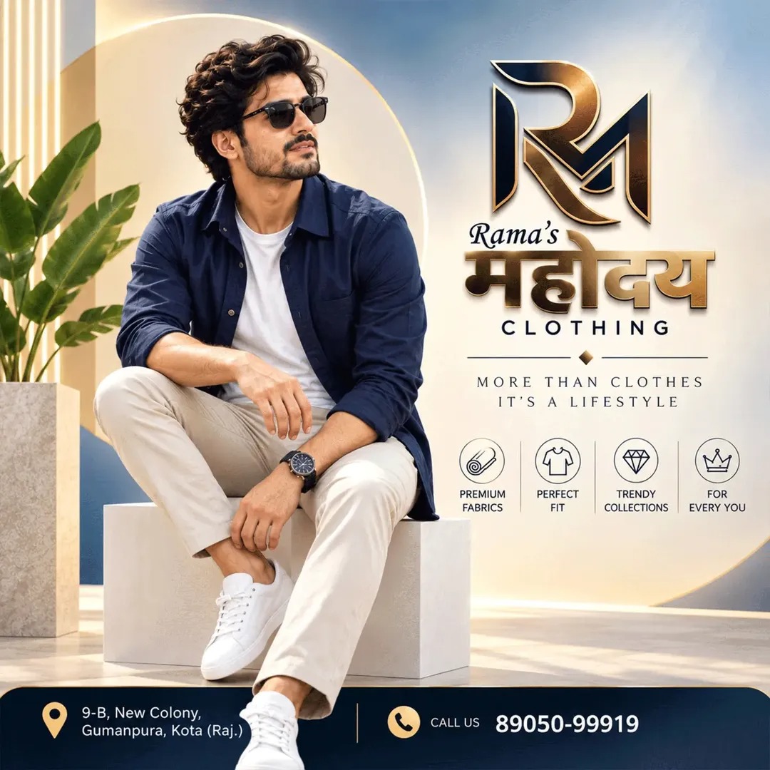 Rama’s Mahoday – men’s clothing Gumanpura Kota