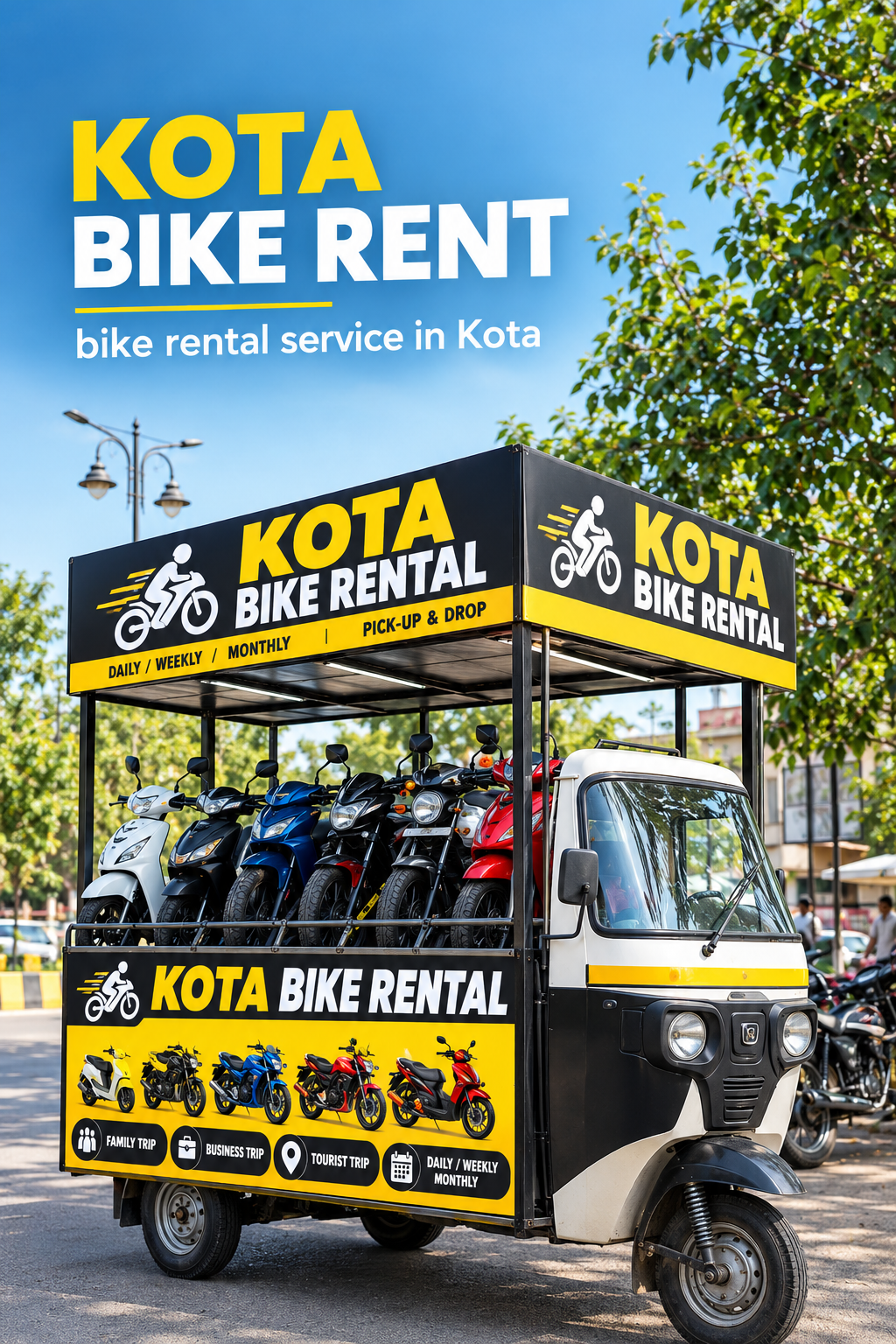 kota bike rents motorcycle rental in Kota